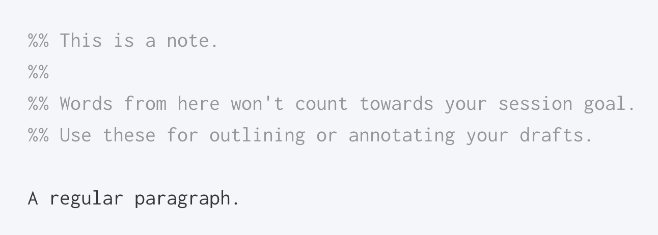 Notes in Markdown