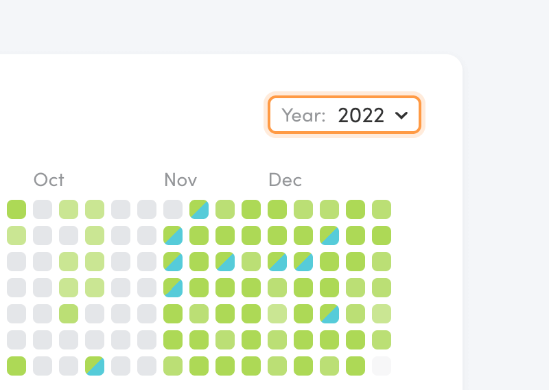 Select year