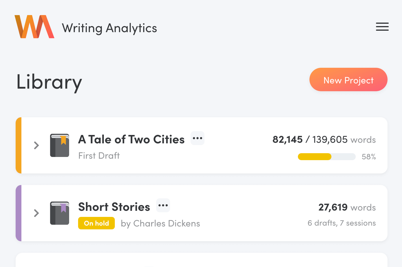 The library in Writing Analyltics