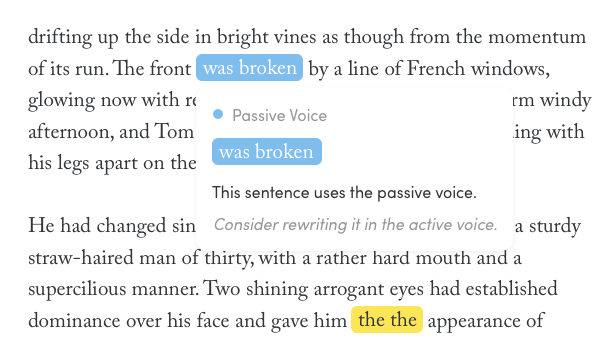 Highlights in Writing Analytics